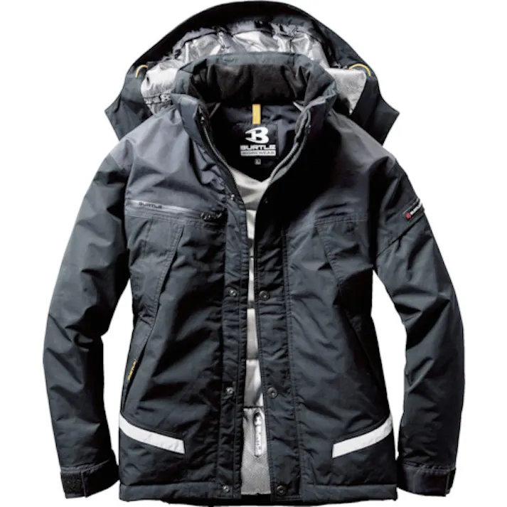 【CAINZ-DASH】バートル 防水防寒ジャケット 7610-35-3L ブラック 7610-35-3L【別送品】