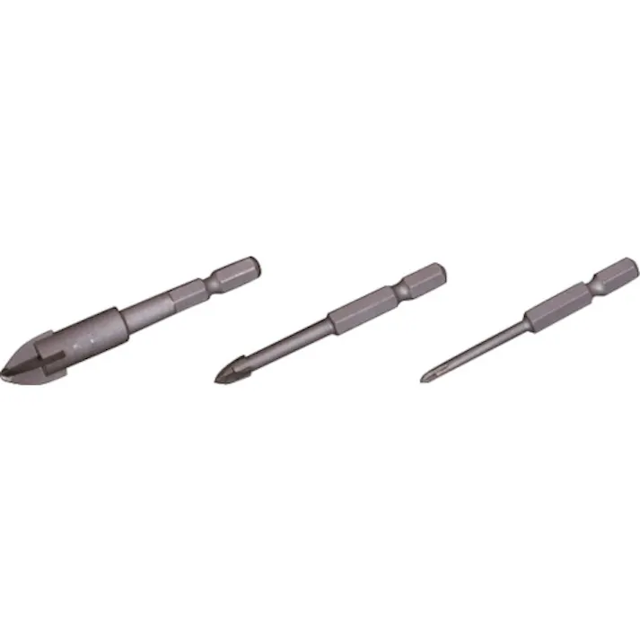 【CAINZ-DASH】神王工業 充電クロスドリル 磁器タイル用 Φ6.4 JXD064【別送品】