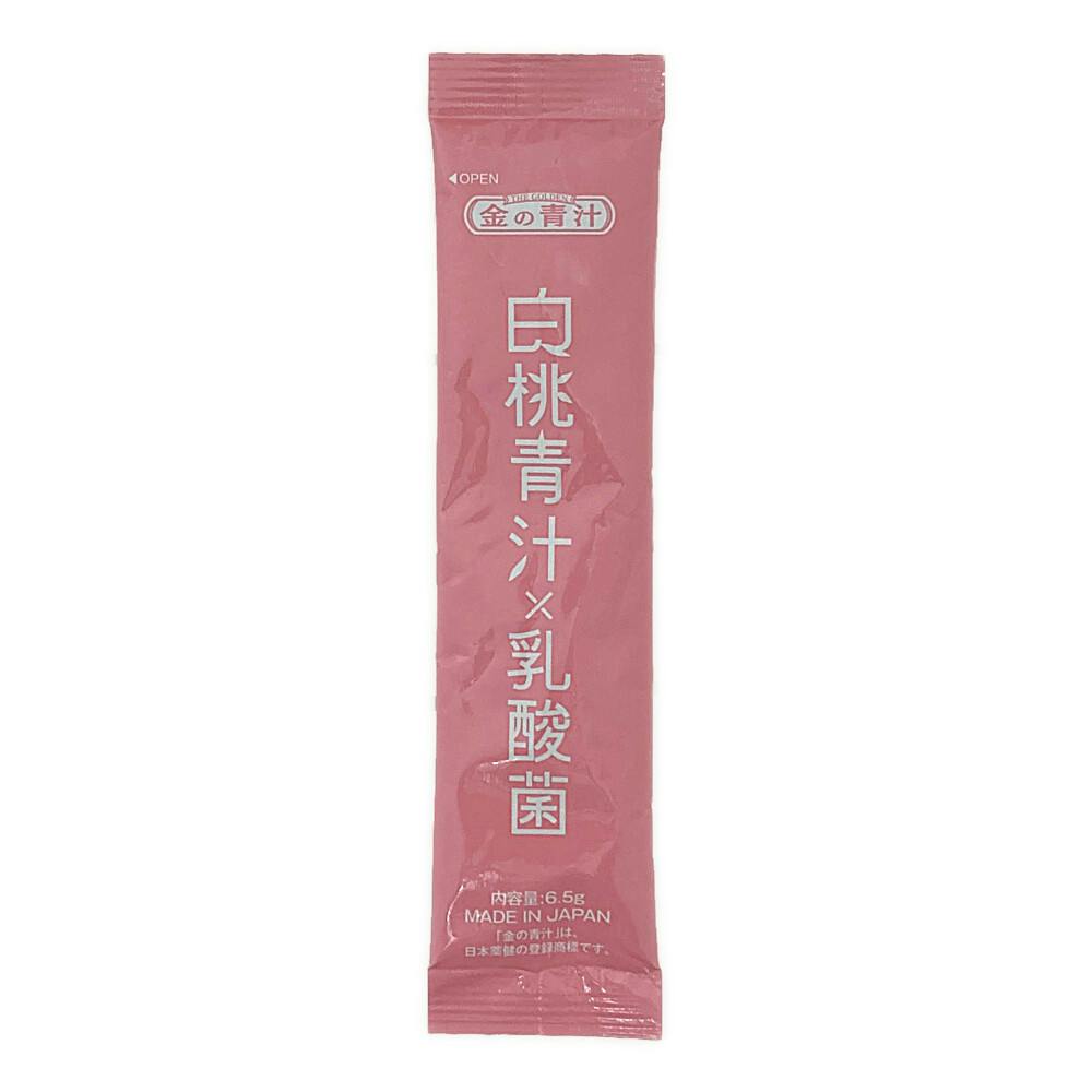 日本薬健 白桃青汁×乳酸菌 12袋入 (販売終了) | 栄養補助食品