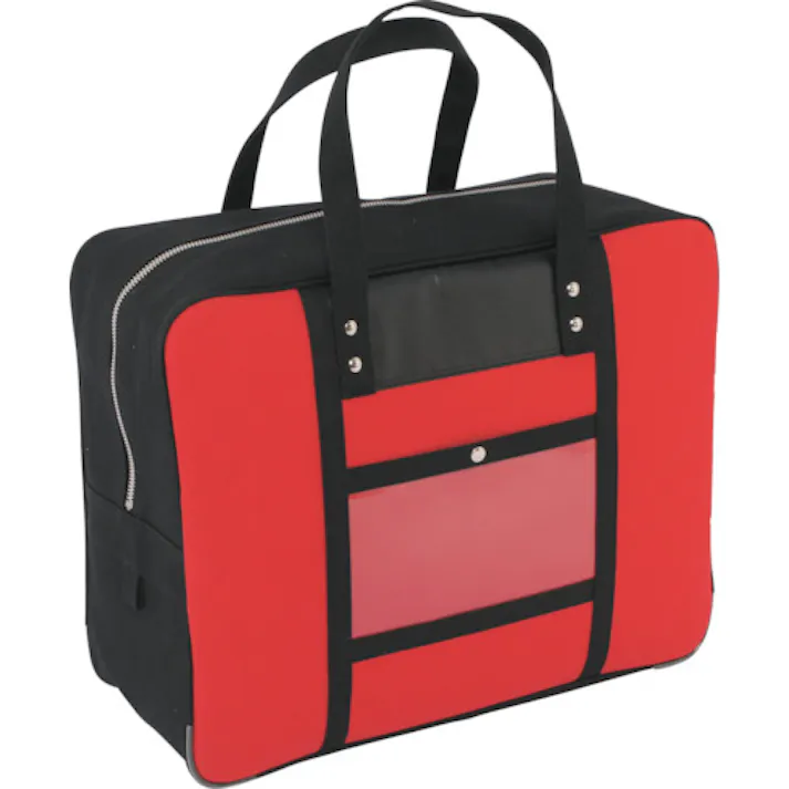 【CAINZ-DASH】三栄産業 帆布メール用ボストン(LL)馬蹄錠金具付 赤 BTLL-U-02【別送品】