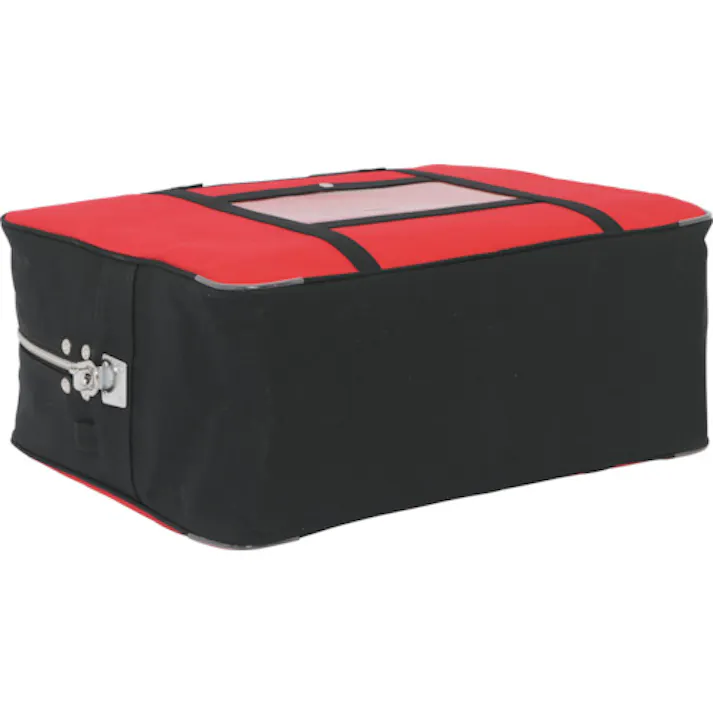 【CAINZ-DASH】三栄産業 帆布メール用ボストン(LL)馬蹄錠金具付 赤 BTLL-U-02【別送品】