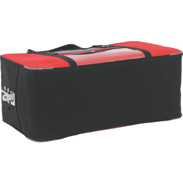 【CAINZ-DASH】三栄産業 帆布メール用ボストン(L)馬蹄錠金具付 赤 BTL-U-02【別送品】