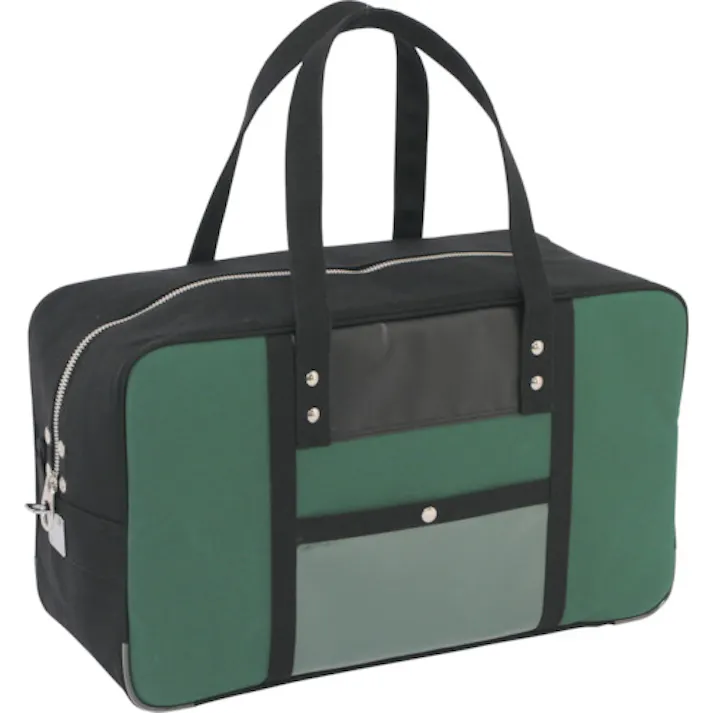 【CAINZ-DASH】三栄産業 帆布メール用ボストン(L)馬蹄錠金具付 モスグリーン BTL-U-07【別送品】