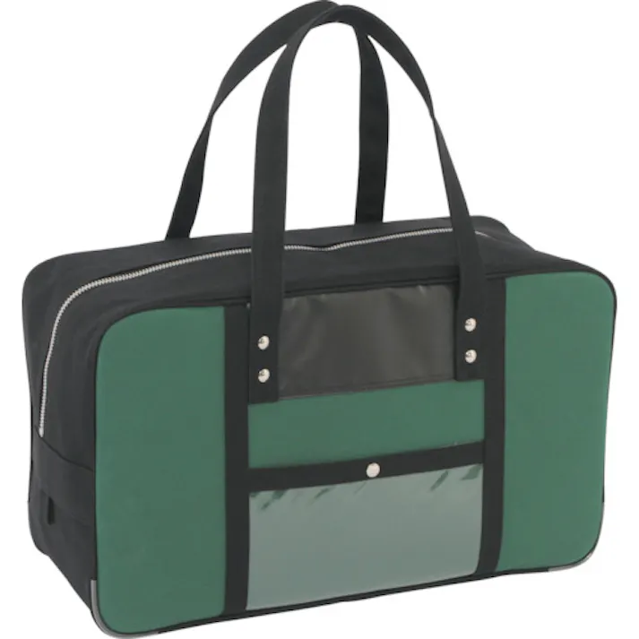 【CAINZ-DASH】三栄産業 帆布メール用ボストン(L)馬蹄錠金具付 モスグリーン BTL-U-07【別送品】