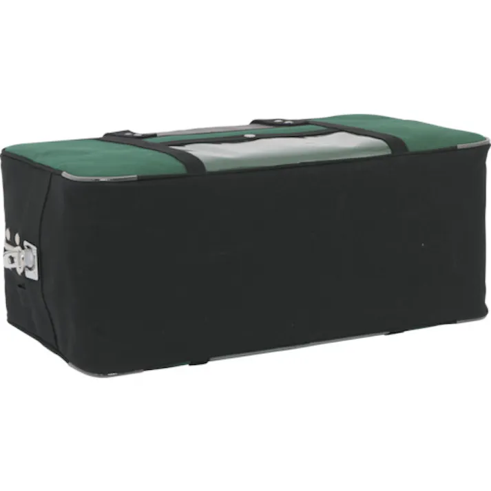 【CAINZ-DASH】三栄産業 帆布メール用ボストン(L)馬蹄錠金具付 モスグリーン BTL-U-07【別送品】