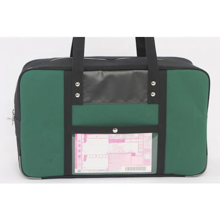 【CAINZ-DASH】三栄産業 帆布メール用ボストン(L)馬蹄錠金具付 モスグリーン BTL-U-07【別送品】