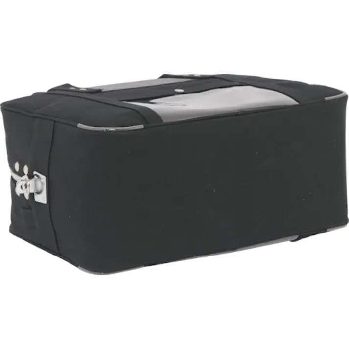 【CAINZ-DASH】三栄産業 帆布メール用ボストン(M)馬蹄錠金具付 黒 BTM-U-01【別送品】