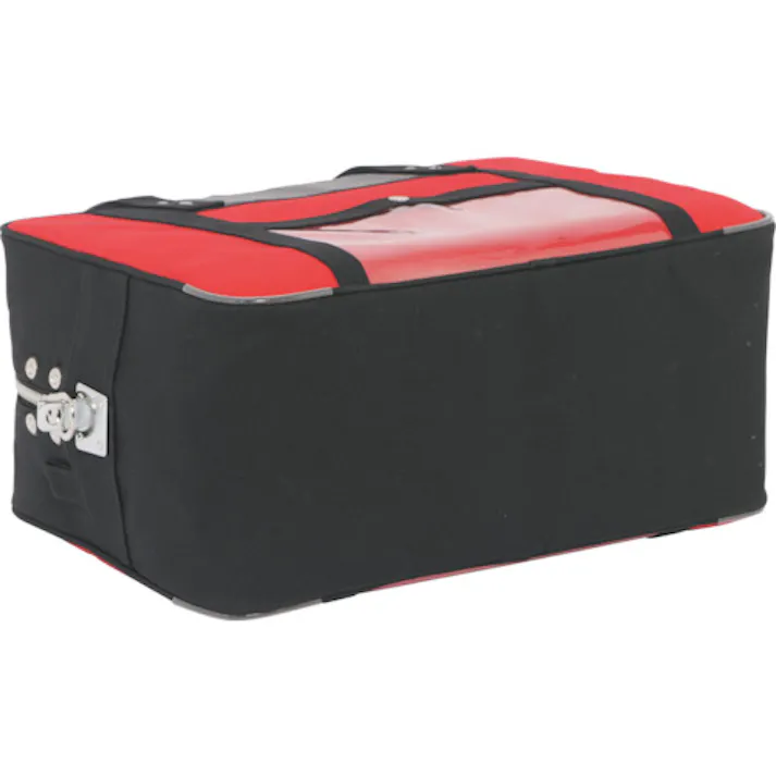 【CAINZ-DASH】三栄産業 帆布メール用ボストン(M)馬蹄錠金具付 赤 BTM-U-02【別送品】