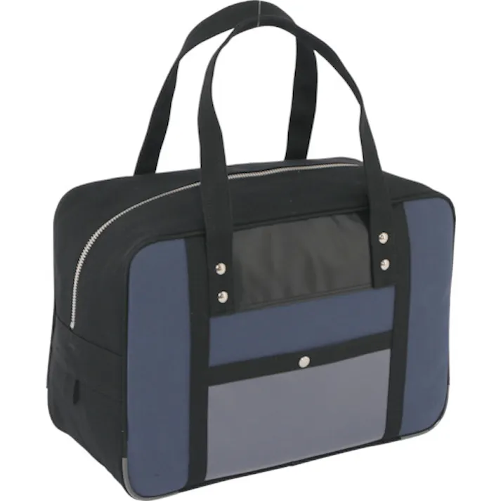 【CAINZ-DASH】三栄産業 帆布メール用ボストン(M)馬蹄錠金具付 紺 BTM-U-03【別送品】