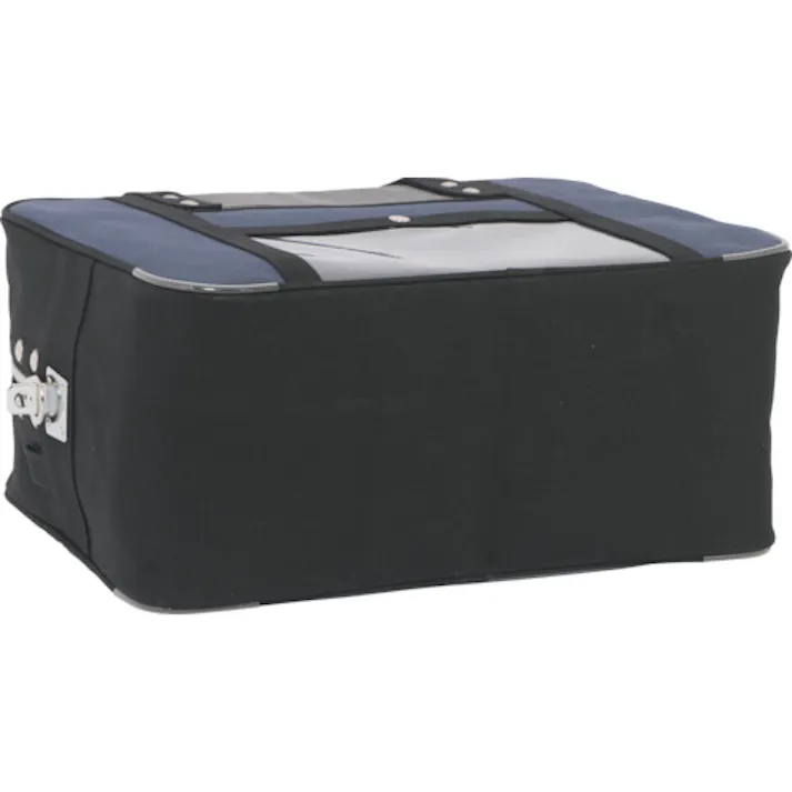 【CAINZ-DASH】三栄産業 帆布メール用ボストン(M)馬蹄錠金具付 紺 BTM-U-03【別送品】