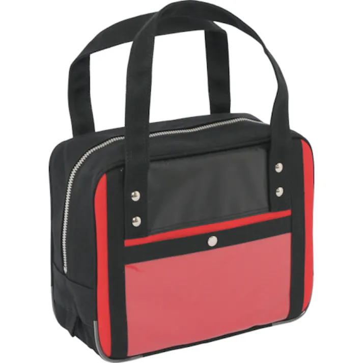 【CAINZ-DASH】三栄産業 帆布メール用ボストン(SS)馬蹄錠金具付 赤 BTSS-U-02【別送品】