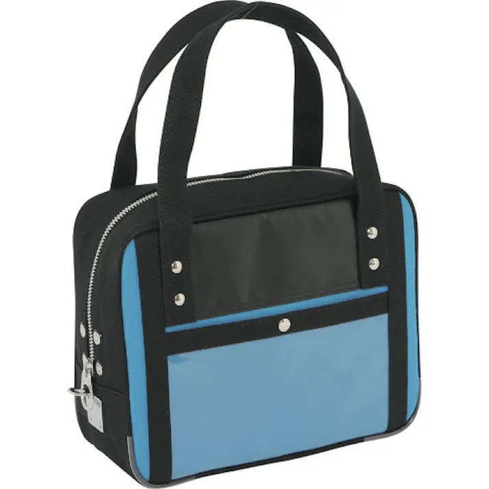 【CAINZ-DASH】三栄産業 帆布メール用ボストン(SS)馬蹄錠金具付 ブルー BTSS-U-09【別送品】