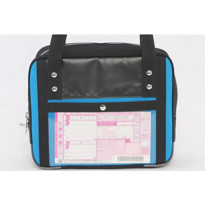 【CAINZ-DASH】三栄産業 帆布メール用ボストン(SS)馬蹄錠金具付 ブルー BTSS-U-09【別送品】