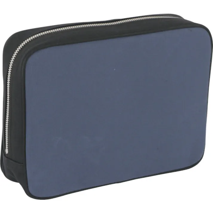 【CAINZ-DASH】三栄産業 帆布メール用ポーチ(L)馬蹄錠金具付 紺 PL-U-03【別送品】