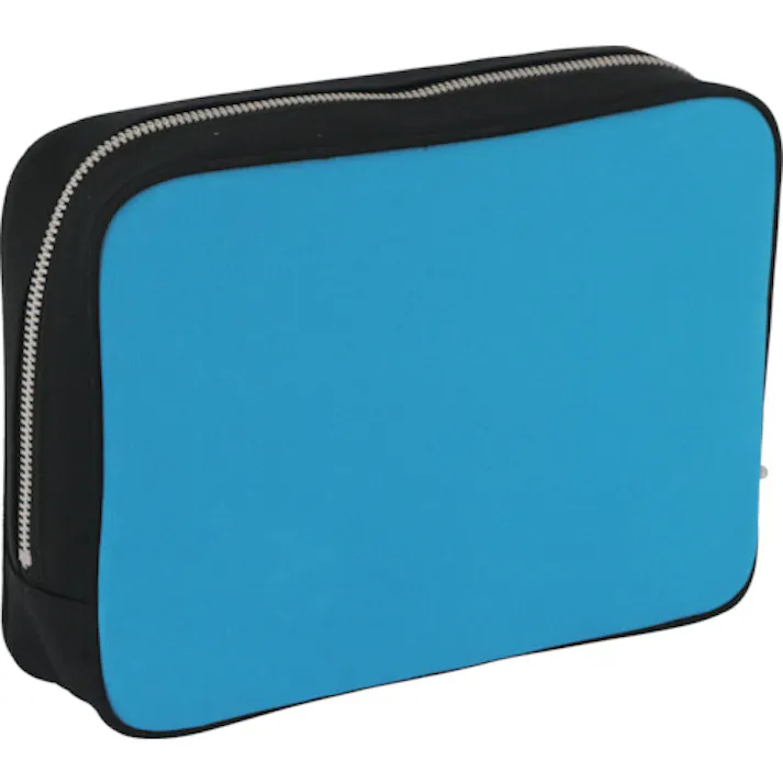 【CAINZ-DASH】三栄産業 帆布メール用ポーチ(L)馬蹄錠金具付 ブルー PL-U-09【別送品】