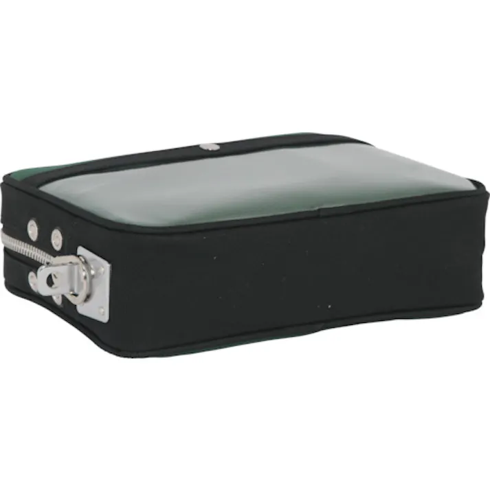 【CAINZ-DASH】三栄産業 帆布メール用ポーチ(M)馬蹄錠金具付 モスグリーン PM-U-07【別送品】