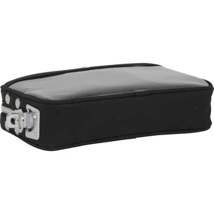 【CAINZ-DASH】三栄産業 帆布メール用ポーチ(S)馬蹄錠金具付 黒 PS-U-01【別送品】