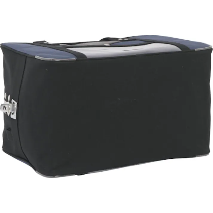 【CAINZ-DASH】三栄産業 帆布メール用ボストンMマチ広 馬蹄錠金具付 紺 BTMDE-U-03【別送品】