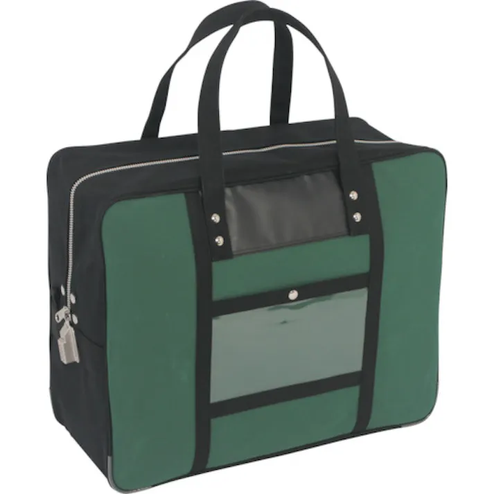 【CAINZ-DASH】三栄産業 帆布メール用ボストン(LL)SED-1錠付 モスグリーン BTLL-SED-07【別送品】