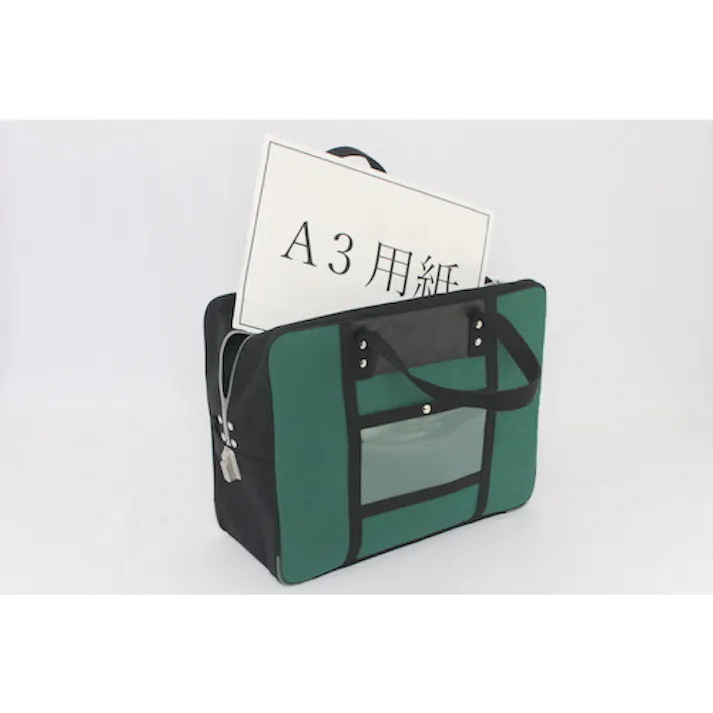 【CAINZ-DASH】三栄産業 帆布メール用ボストン(LL)SED-1錠付 モスグリーン BTLL-SED-07【別送品】