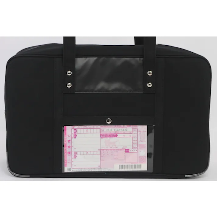 【CAINZ-DASH】三栄産業 帆布メール用ボストン(L)SED-1錠付 黒 BTL-SED-01【別送品】