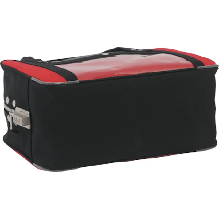 【CAINZ-DASH】三栄産業 帆布メール用ボストン(S)SED-1錠付 赤 BTS-SED-02【別送品】