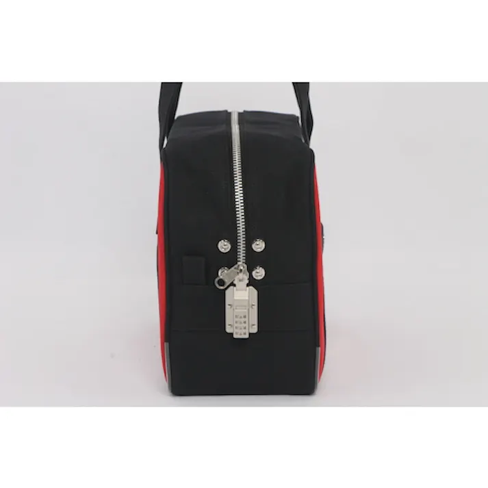 【CAINZ-DASH】三栄産業 帆布メール用ボストン(S)SED-1錠付 赤 BTS-SED-02【別送品】