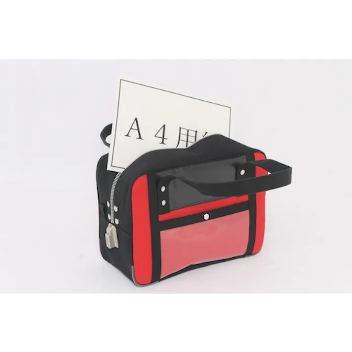 【CAINZ-DASH】三栄産業 帆布メール用ボストン(S)SED-1錠付 赤 BTS-SED-02【別送品】