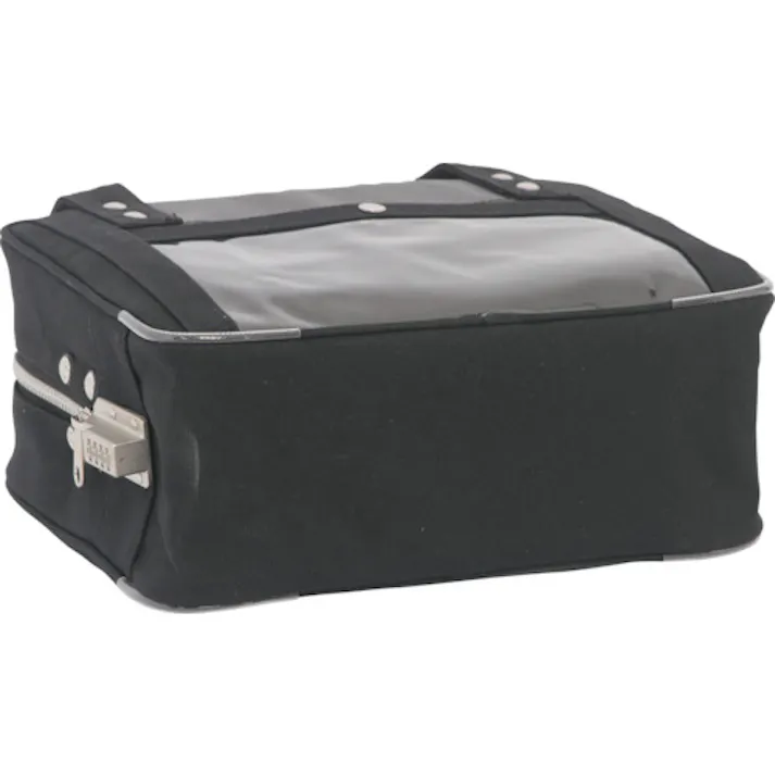 【CAINZ-DASH】三栄産業 帆布メール用ボストン(SS)SED-1錠付 黒 BTSS-SED-01【別送品】