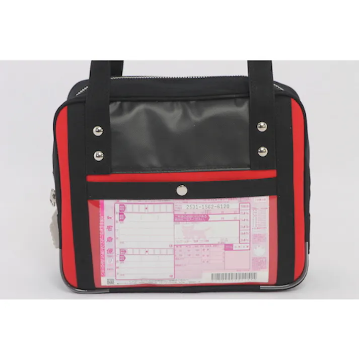 【CAINZ-DASH】三栄産業 帆布メール用ボストン(SS)SED-1錠付 赤 BTSS-SED-02【別送品】