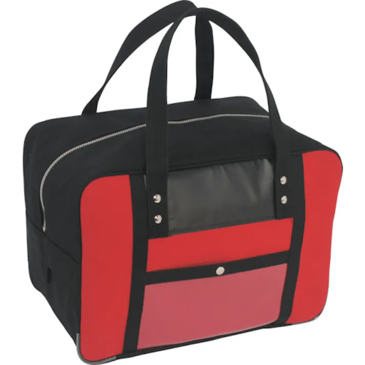 【CAINZ-DASH】三栄産業 帆布メール用ボストンMマチ広 SED-1錠付 赤 BTMDE-SED-02【別送品】