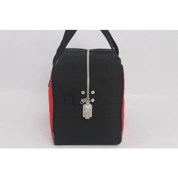 【CAINZ-DASH】三栄産業 帆布メール用ボストンMマチ広 SED-1錠付 赤 BTMDE-SED-02【別送品】