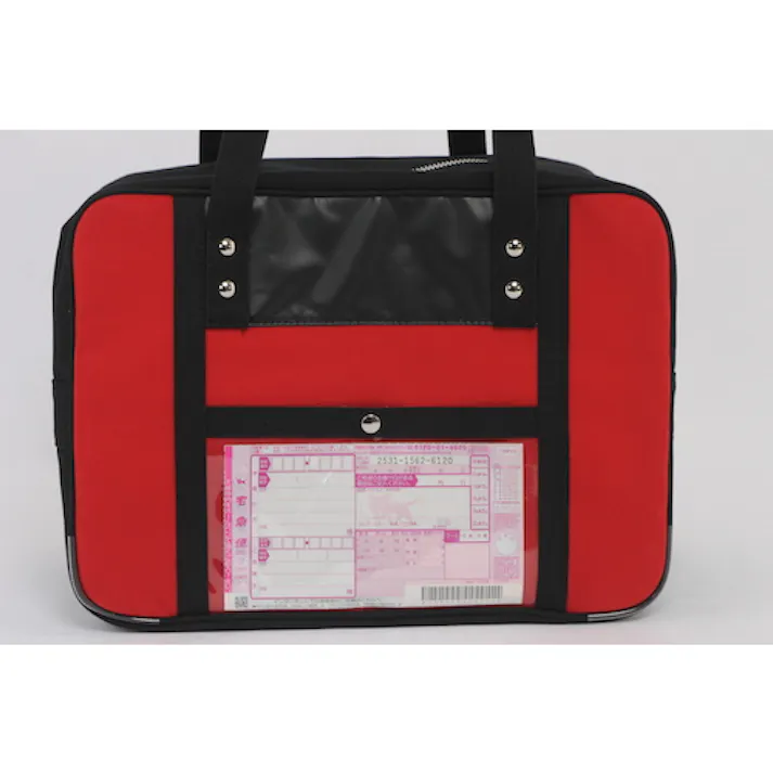 【CAINZ-DASH】三栄産業 帆布メール用ボストンMマチ広 SED-1錠付 赤 BTMDE-SED-02【別送品】