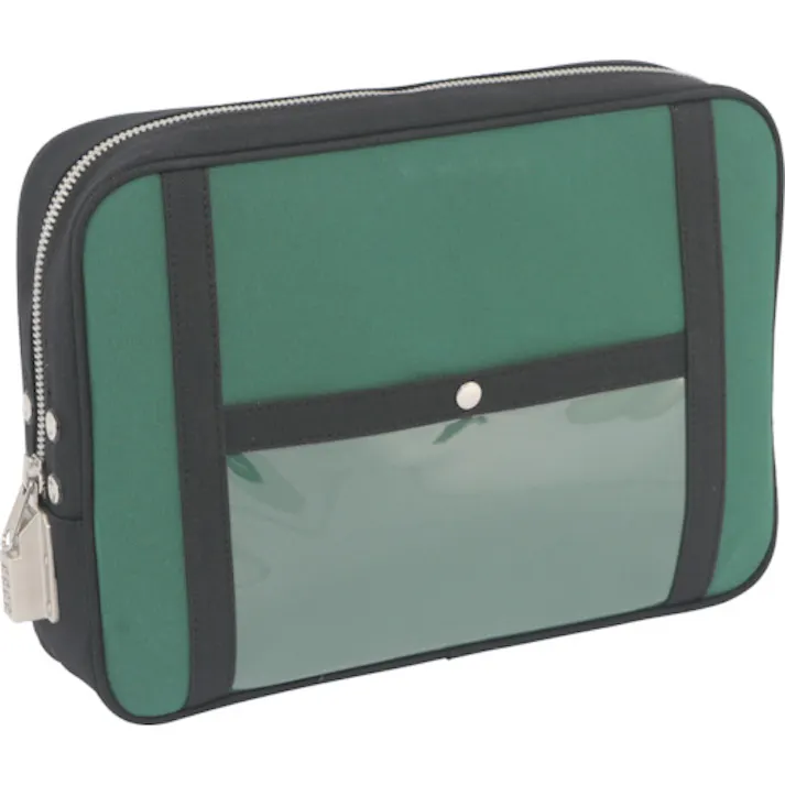 【CAINZ-DASH】三栄産業 帆布メール用ポーチ(LL)SED-1錠付 モスグリーン PLL-SED-07【別送品】