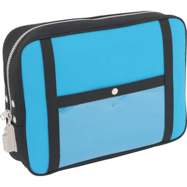 【CAINZ-DASH】三栄産業 帆布メール用ポーチ(LL)SED-1錠付 ブルー PLL-SED-09【別送品】