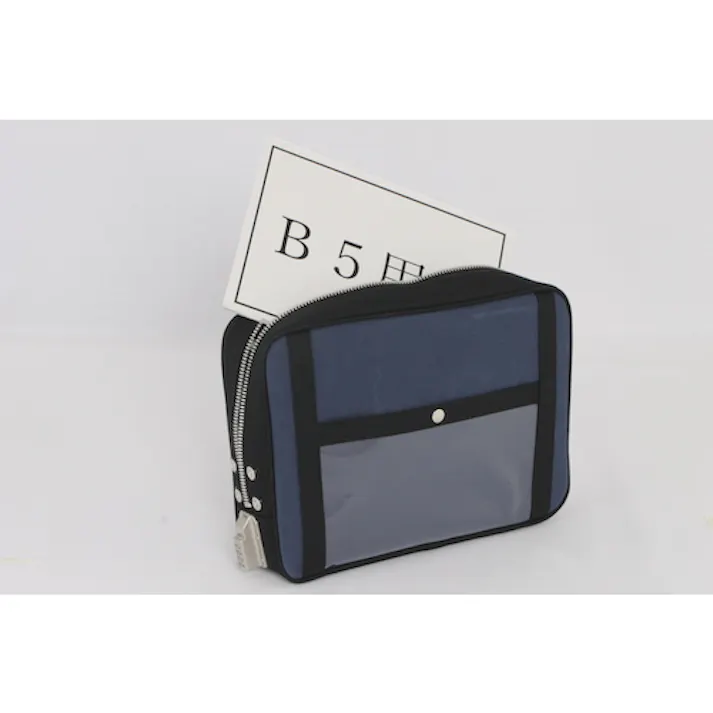 【CAINZ-DASH】三栄産業 帆布メール用ポーチ(L)SED-1錠付 紺 PL-SED-03【別送品】