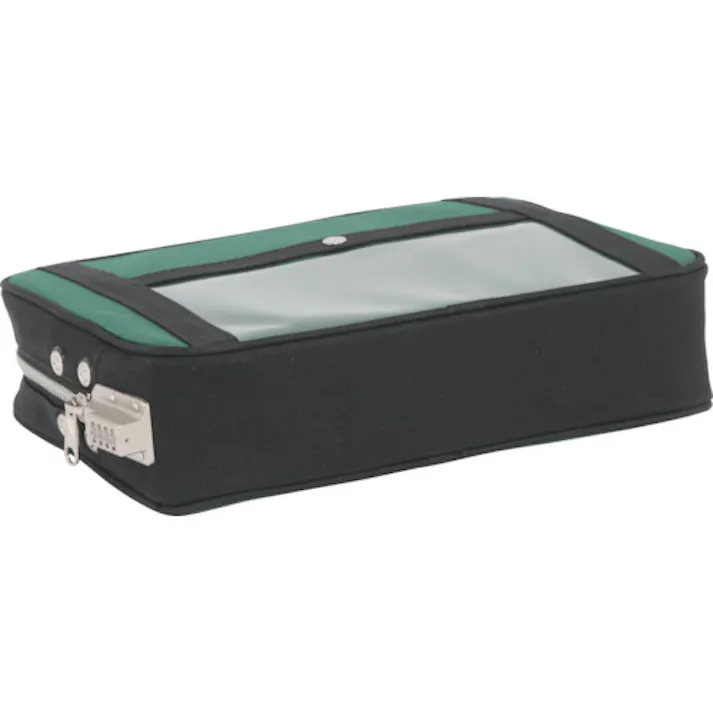 【CAINZ-DASH】三栄産業 帆布メール用ポーチ(L)SED-1錠付 モスグリーン PL-SED-07【別送品】