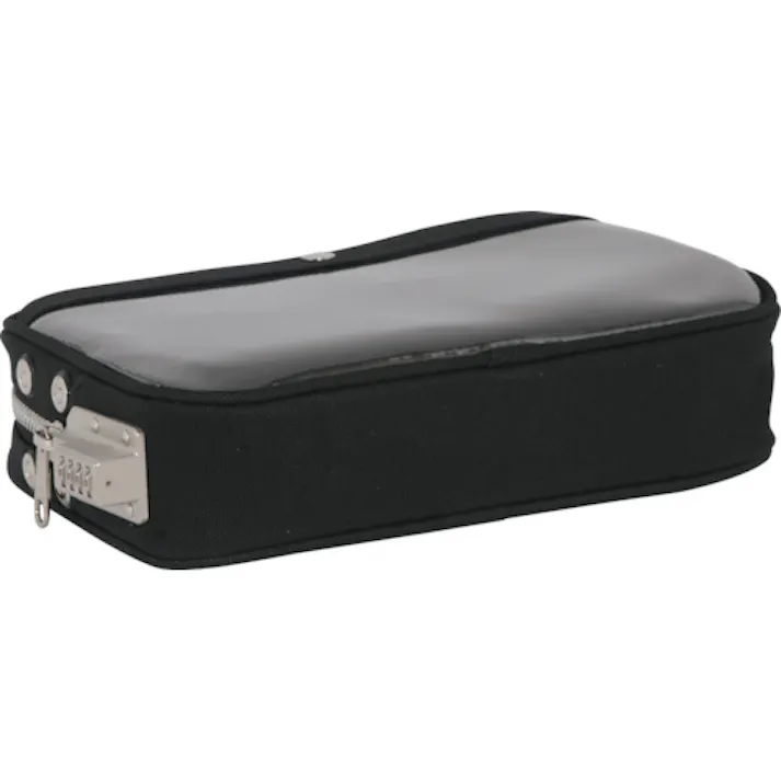 【CAINZ-DASH】三栄産業 帆布メール用ポーチ(S)SED-1錠付 黒 PS-SED-01【別送品】