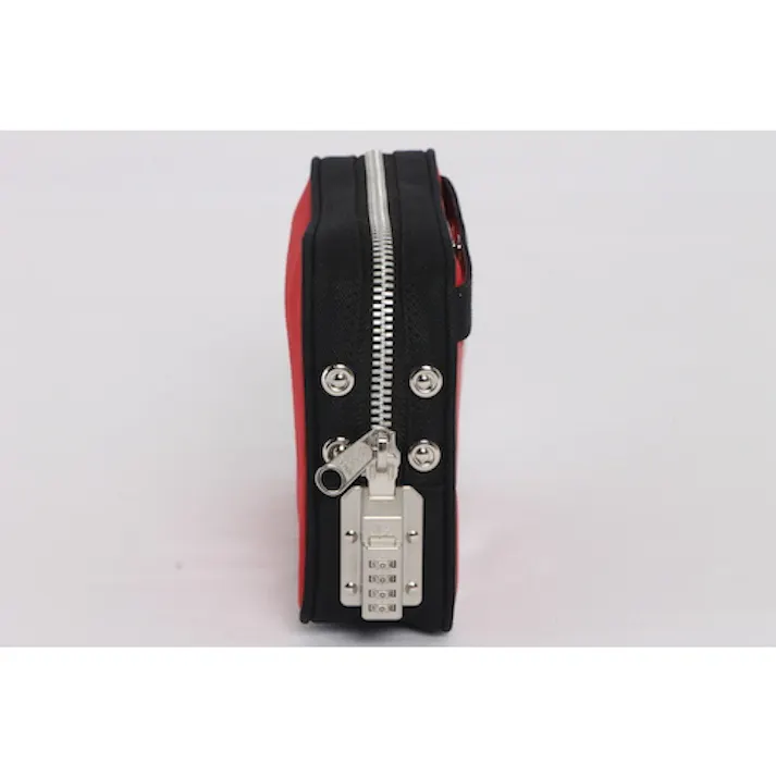 【CAINZ-DASH】三栄産業 帆布メール用ポーチ(S)SED-1錠付 赤 PS-SED-02【別送品】