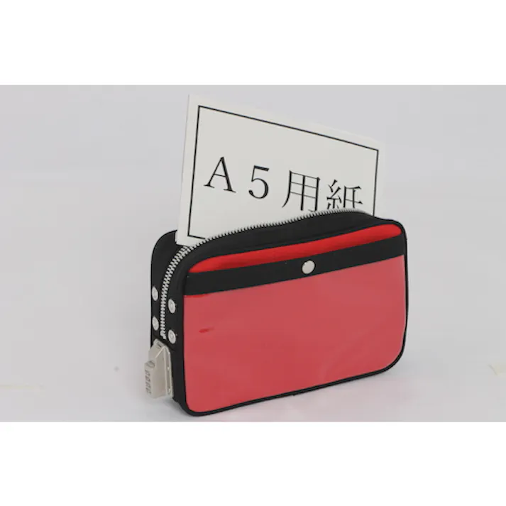 【CAINZ-DASH】三栄産業 帆布メール用ポーチ(S)SED-1錠付 赤 PS-SED-02【別送品】