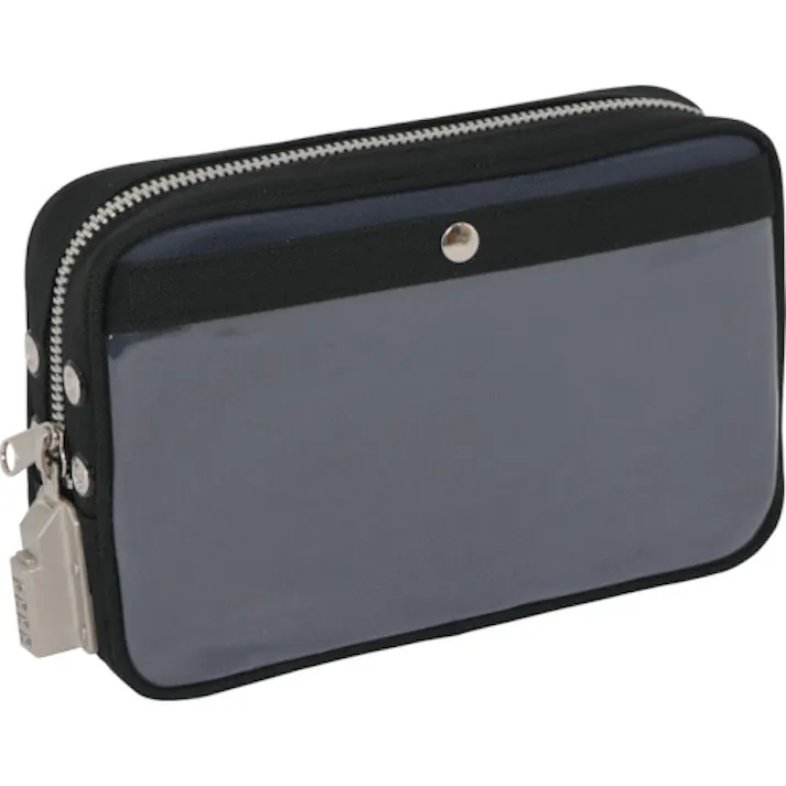 【CAINZ-DASH】三栄産業 帆布メール用ポーチ(S)SED-1錠付 紺 PS-SED-03【別送品】