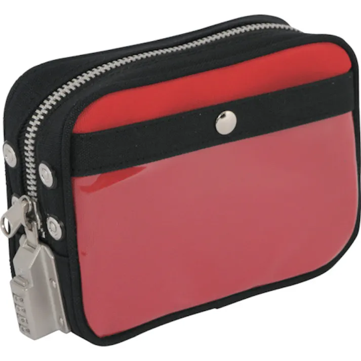 【CAINZ-DASH】三栄産業 帆布メール用ポーチ(SS)SED-1錠付 赤 PSS-SED-02【別送品】