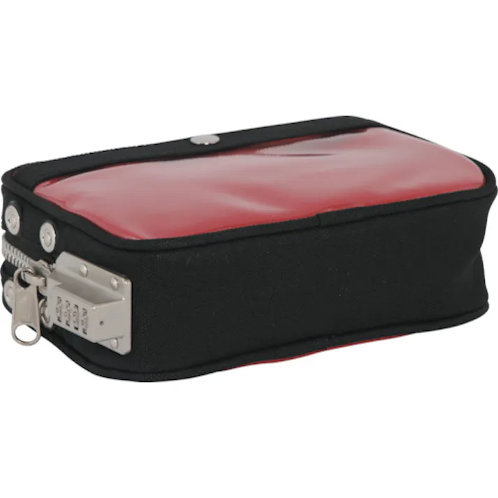 【CAINZ-DASH】三栄産業 帆布メール用ポーチ(SS)SED-1錠付 赤 PSS-SED-02【別送品】