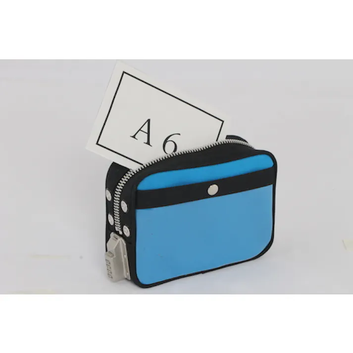 【CAINZ-DASH】三栄産業 帆布メール用ポーチ(SS)SED-1錠付 ブルー PSS-SED-09【別送品】