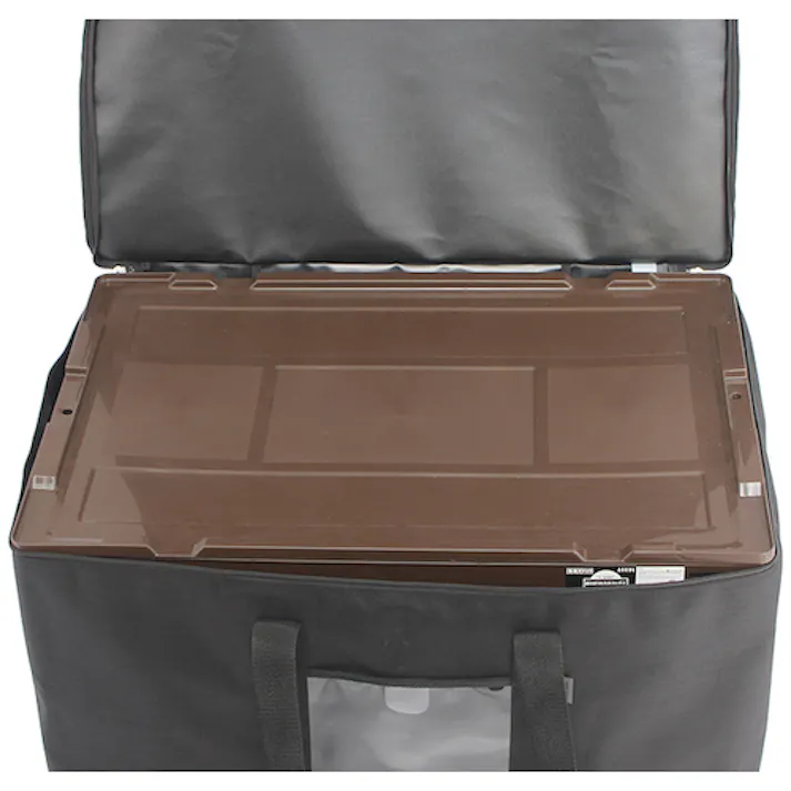 【CAINZ-DASH】三栄産業 折り畳みコンテナバッグ 75L 黒 WS-CB75-01【別送品】