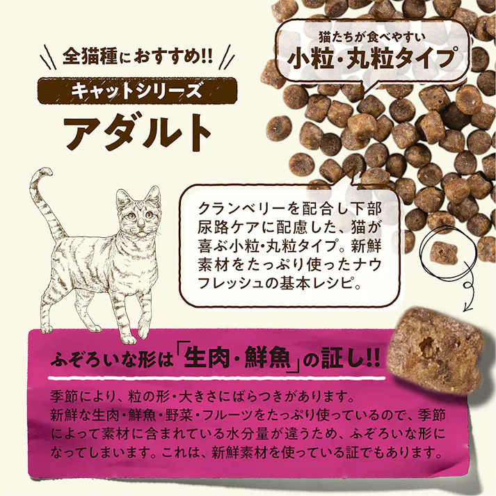 ナウフレッシュ アダルトキャット 0.35kg