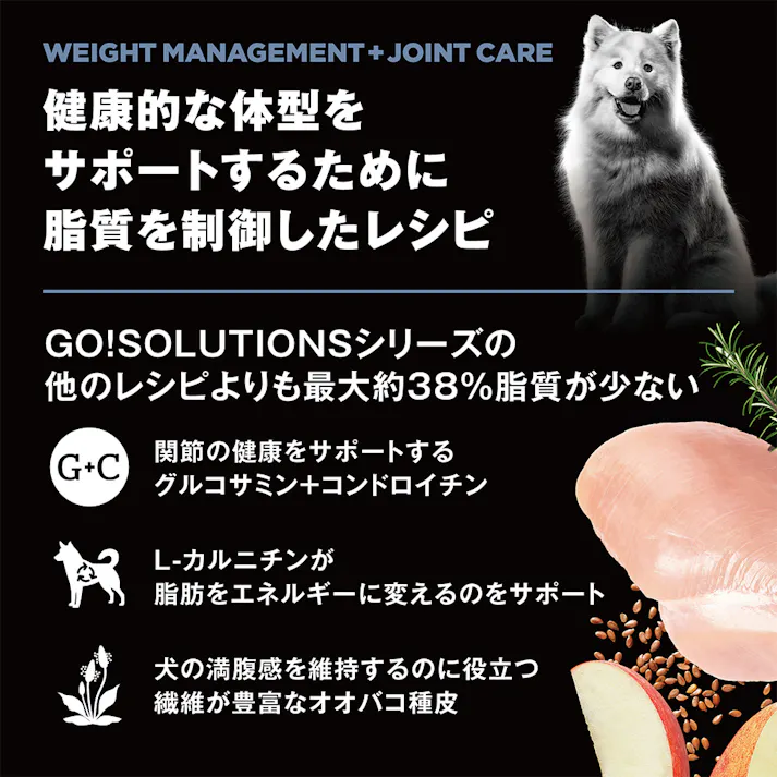 ゴー! ダイエット+関節ケア チキン 2.3kg