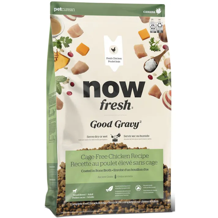 ナウフレッシュ グッドグレービー スモールブリード ゲージフリーチキン 小粒 800g