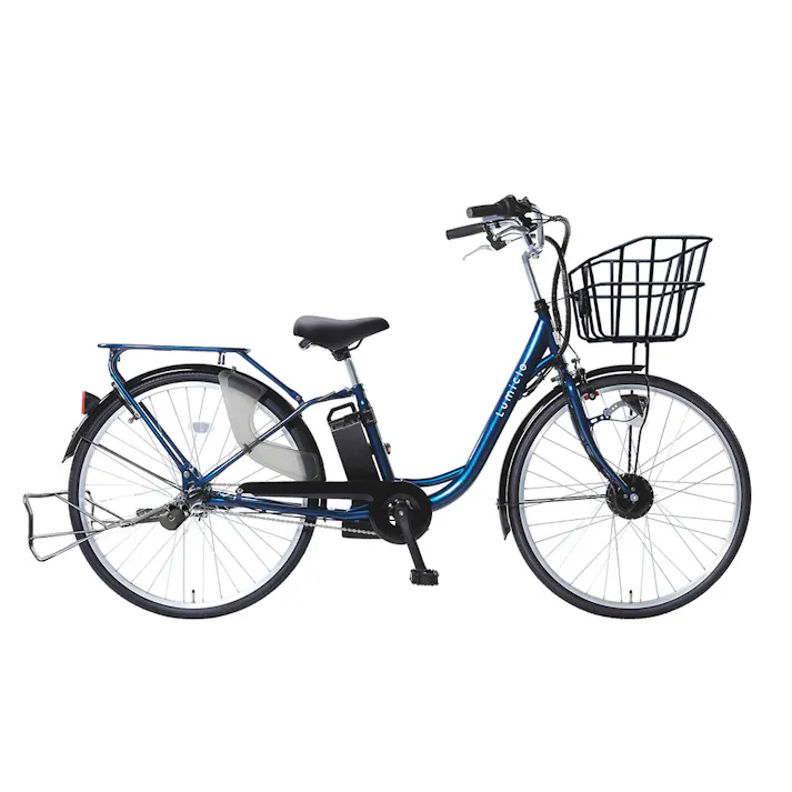 電動アシスト自転車 26インチ 内装3段 APX263PS8-L クリスタルオーシャンブルー