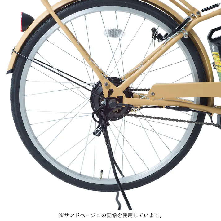 電動アシスト自転車 折りたたみワンモードアシスト EightPrince 26インチ SST-DRO100 ライトベージュ